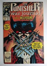 Marvel Comics Punisher War Journal #6 1st Fight with Wolverine Jim Lee Art/Cover