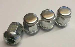 Wheel Nuts x 4 Fit Honda Jazz MK2 MK3 MK4 Alloy & Steel Wheels 2002 on (PE1080) - Picture 1 of 2
