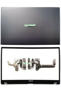 New Asus Vivobook X512 X512F X512DA X512UA X512 Gray LCD Back Cover Bezel Hinges - Picture 1 of 2