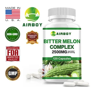 120pcs Bitter Melon Complex - Blood Sugar Support, Weight Lose, Cleanse & Detox - Picture 1 of 11