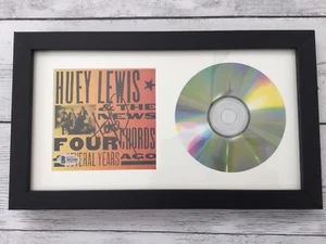 Huey Lewis Signed Four Chords Several Years CD Cover Framed Beckett BAS COA a - Picture 1 of 3