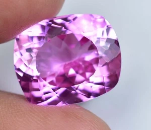 Stunning 20.55 Ct Natural Mogok Pink Ruby Cushion Cut Certified Loose Gemstone - Picture 1 of 8