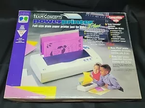 Rare Vintage Team Concepts Junior Computer Power Printer Plus - No Ink - Picture 1 of 11
