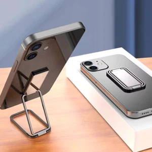 Metal Universal Finger Ring Phone Holder Stand Bracket 360Degree Rotating Mobile - Picture 1 of 30