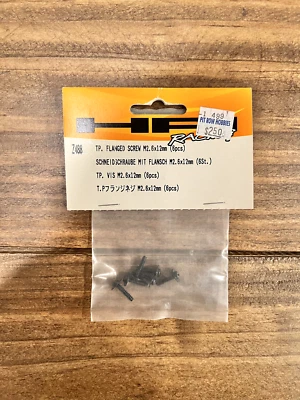 HPI Z488 M2.6x12mm Button Head Flanged Phillips Screw (6pcs) (MK321) - Image 1 of 2