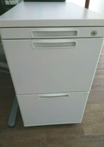 Neuw. Rollcontainer König + Neurath Hängeregister Akten Büroschrank Schrank weiß - Bild 1 von 4