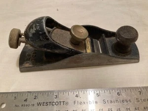 MADE IN USA - VINTAGE STANLEY No. 220 6 3/4" Block Plane - FREE SHIP - Picture 1 of 12