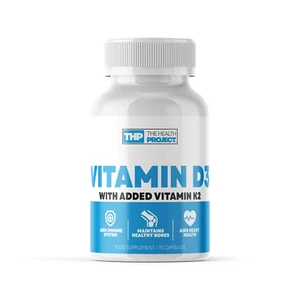 The Health Project Vitamin D3 & K2 | Supports Heart and Bone Health | 90 Caps - Picture 1 of 5