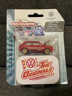 Modellino Majorette Volkswagen Golf Mk1 VW The Originals Deluxe Edition 1/64 - Immagine 1 di 4