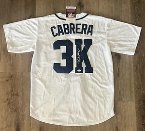Miguel Cabrera Signed Custom 3K Detroit Tigers Jersey JSA Size XL - Picture 1 of 3