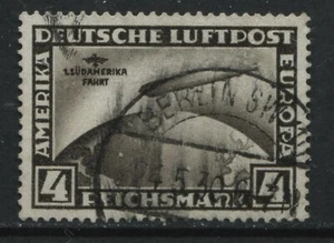 Germany 1930 Zeppelin 4 marks used - Picture 1 of 1