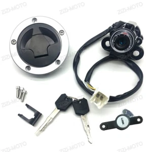 Ignition Switch Fuel Gas Cap Seat Lock Key Fit For Kawasaki Ninja 650 2012-2016 - Picture 1 of 9