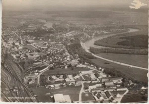 Germany - Aerial View Muhldorf am Inn, Bavaria (Postcard) 1960's - Picture 1 of 1