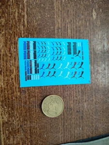 DECALCOMANIE DECALS ANCIEN WRC PUB RALLYE LOGO PUMA 1/43 1/32 - Foto 1 di 1