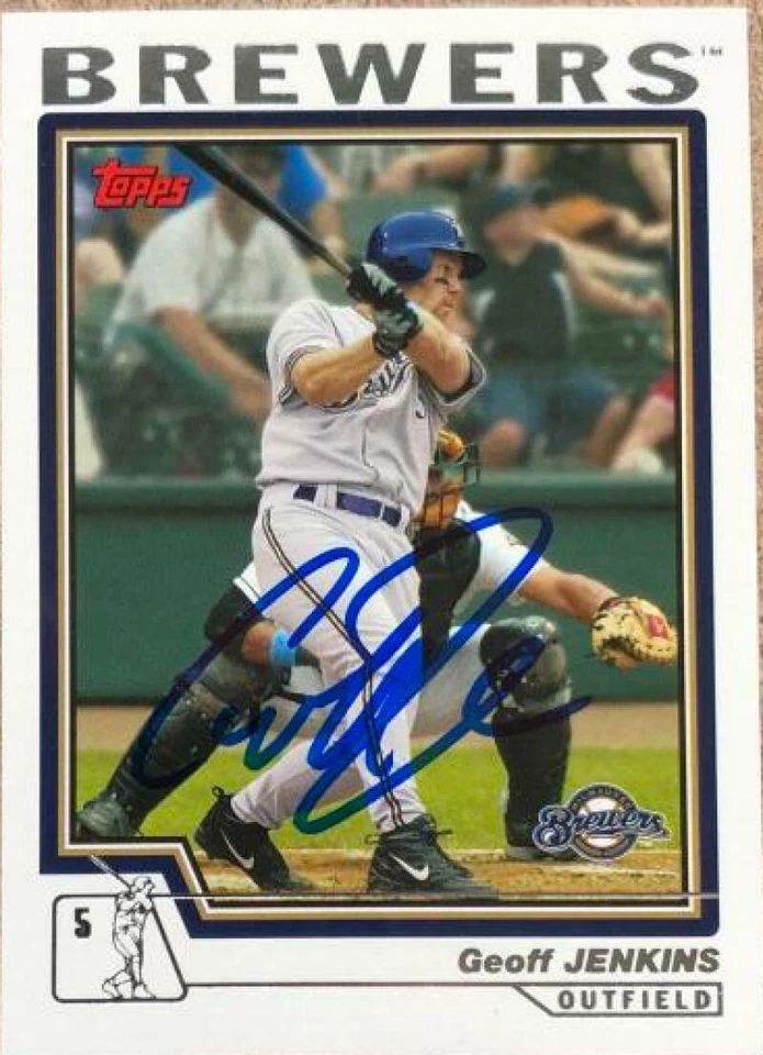 Geoff Jenkins Autografiado 2004 Topps #441 Foto 1 de 1
