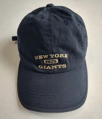 De colección New York Giants American Needle Sombrero Correa Azul NFL Papá Gorra Spellout 1925 Foto 1 de 4