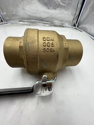 Aqualine 2-1/2" CXC Full Port Forged Brass Ball Valve, BBV-250S, 600 WOG - Image 1 of 4