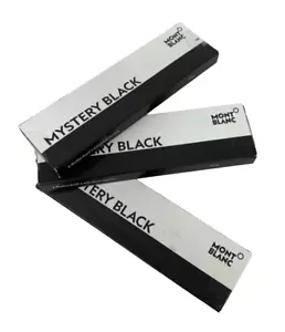 Mont Blanc 3 Packs of 2 Rollerball LeGrand Refills, Fine Point, Mystery Black - Picture 1 of 4