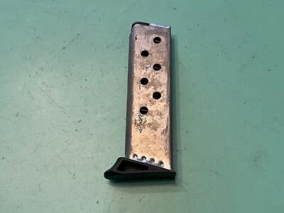 USED FACTORY LORCIN L380 SILVER MAGAZINE .380 ACP 7 ROUND COBRA FS380 - Image 1 of 4