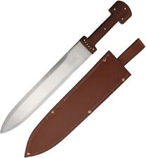 Factory X FXSN066 Roman Dagger Fixed Blade Knife 21" w/ Leather Belt Sheath