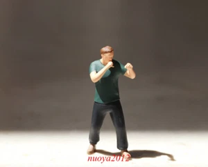 1/87 Fighting Man Scene Props Miniatures Figures Model Fit Cars Vehicles Toys - Picture 1 of 3