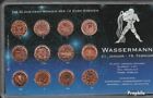 Europe GlücksCENT-Coins tous 12 Gründungsländer, Wassernann Stempelgl brillant u