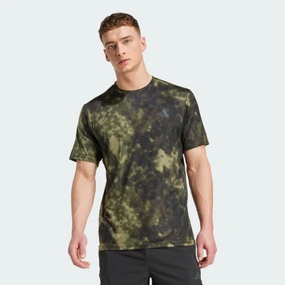 adidas men Train Essentials Seasonal All Over Print Tee - Image 1 of 4