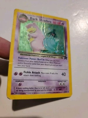 DARK SLOWBRO Team Rocket 12/82 HOLO 1st Edition RARE! Vintage WOTC 1999-2000 - Image 1 of 3