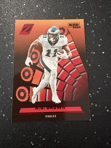 2022 Panini Zenith - A.J. Brown #21 Red Zone Red NFL Philadelphia Eagles WR - Bild 1 von 2