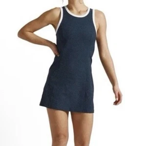 Beyond Yoga Spacedye Outlines Kleid Damen XL dunkelblau Rundhals Pullover Neu mit Etikett - Bild 1 von 10
