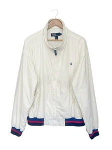 Mens Polo Ralph Lauren Bomber Jacket Blouson Sports Lightweight Terry Lined XL - Picture 1 of 17