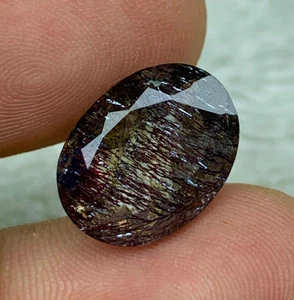 6,75ct seltener Super Seven facettierter Kristall mit heilenden Eigenschaften von 7 Steinen - Bild 1 von 9