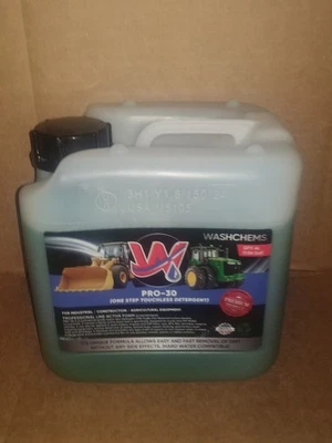 WASHCHEMS PRO-30 Industrial Construction Agriculture Equipment Detergent Touchle - Image 1 of 3