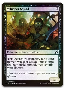 Whisper Squad #105 (Foil) (NM) Ikoria IKO Magic MTG - Picture 1 of 2