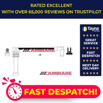 HT Leads Ignition Cables Set fits FORD TRANSIT CONNECT 1.8 02 to 13 Cambiare New - Image 1 of 4
