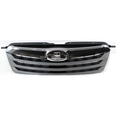 Conjunto de rejilla para Subaru Outback 2010-2012 plateado con inserto gris texturizado Foto 1 de 4