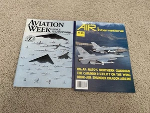 Lot of 2 Aviation Week AIR INTERNATIONAL British Magazine 1977 - Picture 1 of 2