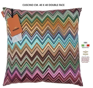 MISSOIN Coussins Décoratifs CM. 40 X 40, Tissu  Double Face. - Picture 1 of 10