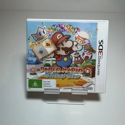 Paper Mario Sticker Star Nintendo 3DS Game Tested VGC - Image 1 of 4