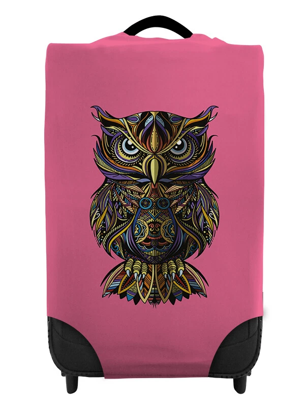 Geometric Owl - Pink Caseskinz Case Cover *SUITCASE NOT INCLUDED*  - Image 1 of 1