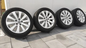 Satz Alufelgen 17 Zoll 7J17 ET 44 LK115*5 Sommerreifen 225/50 Michelin Primacy4 - Bild 1 von 20