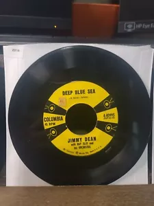 JIMMY DEAN DEEP BLUE SEA/LOVE ME SO I'LL KNOW COLUMBIA VINYL 45 - Picture 1 of 2