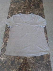 Women's Athletic works gray and black shirt, size L - Picture 1 of 2