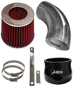BLACK RED AirX Racing Air intake kit for 1996-1999 BMW 318i 318iS 318ti Z3 1.9L - Picture 1 of 1