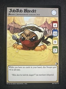 Neopets JubJub Bandit 56/100 Lost Desert Neopet Uncommon - Bild 1 von 2
