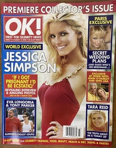 OK! Magazine Premiere Collector's Issue August 2005 - Jessica Simpson Exclusive - Picture 1 of 6