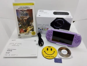 SONY PSP-3000 Console Lilac Purple Handheld system Playstation OEM Tested Good - Picture 1 of 15