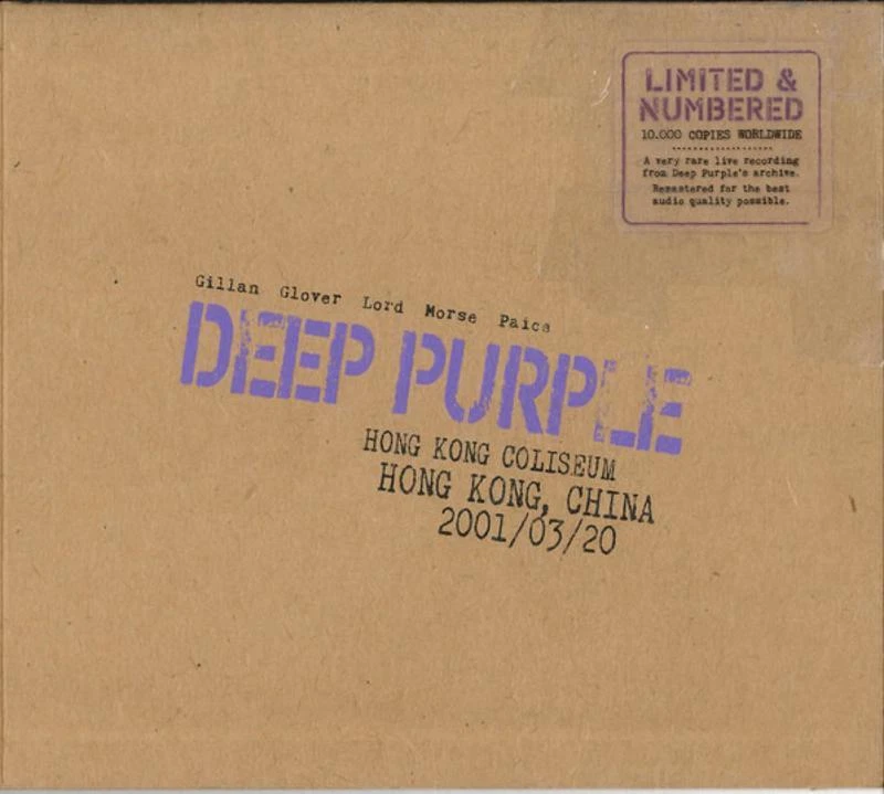Deep Purple - Live In Hong Kong 2001 (2022) (2xCD) (0214021EMU) (Neu OVP)