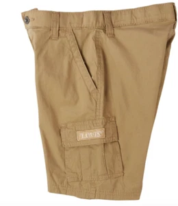 LEVIS Boys Relaxed Fit XX Cotton Cargo SHORTS (2 Colors) Szs 10-18 NWT - Picture 1 of 11