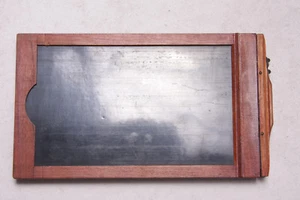 3.25 x 5.5 Glass Plate Holder - 4 x 6 1/2 x 9/16" Outer Size - USED M87 - Picture 1 of 6